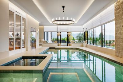 Vouwgordijnsystemen, SG 2360, Colorama 2, Villa at the lake, Lucerne, Switzerland