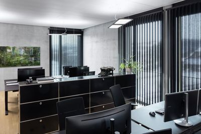 Verticale lamelgordijnsystemen, SG 2960, Colorama 2, Office, Bern, Switzerland