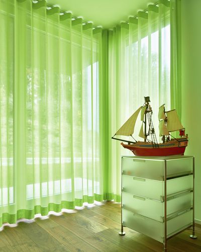 Gordijnsystemen, SG 6010, Someo, Room shot "Private Home", Gümligen, Switzerland, Wave