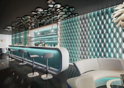 Verticale lamelgordijnsystemen, SG 2960, Multi Visio, 3D Vertical Waves