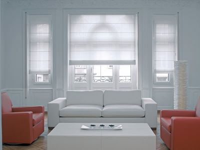 Vouwgordijnsystemen, SG 2120, Colorama 1, Room shot "weisses Schloss", Switzerland