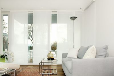 Paneelgordijnsystemen, SG 2730, Colorama 1, Room shot "Private Residence", Muri, Switzerland, Flex