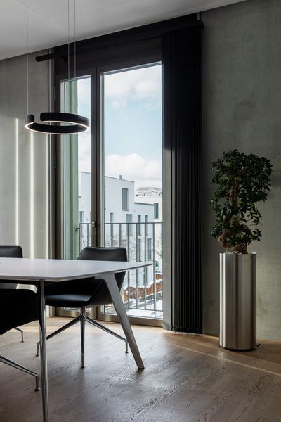 Verticale lamelgordijnsystemen, SG 2960, Colorama 2, Office, Bern, Switzerland