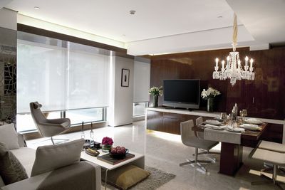 Rolgordijnsystemen, Customer Fabrics, Room shot "Residence 8", Shanghai, China