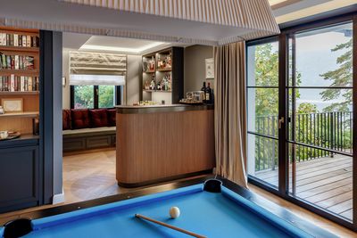 Vouwgordijnsystemen, SG 2320, Colorama 2, Villa at the lake, Lucerne, Switzerland